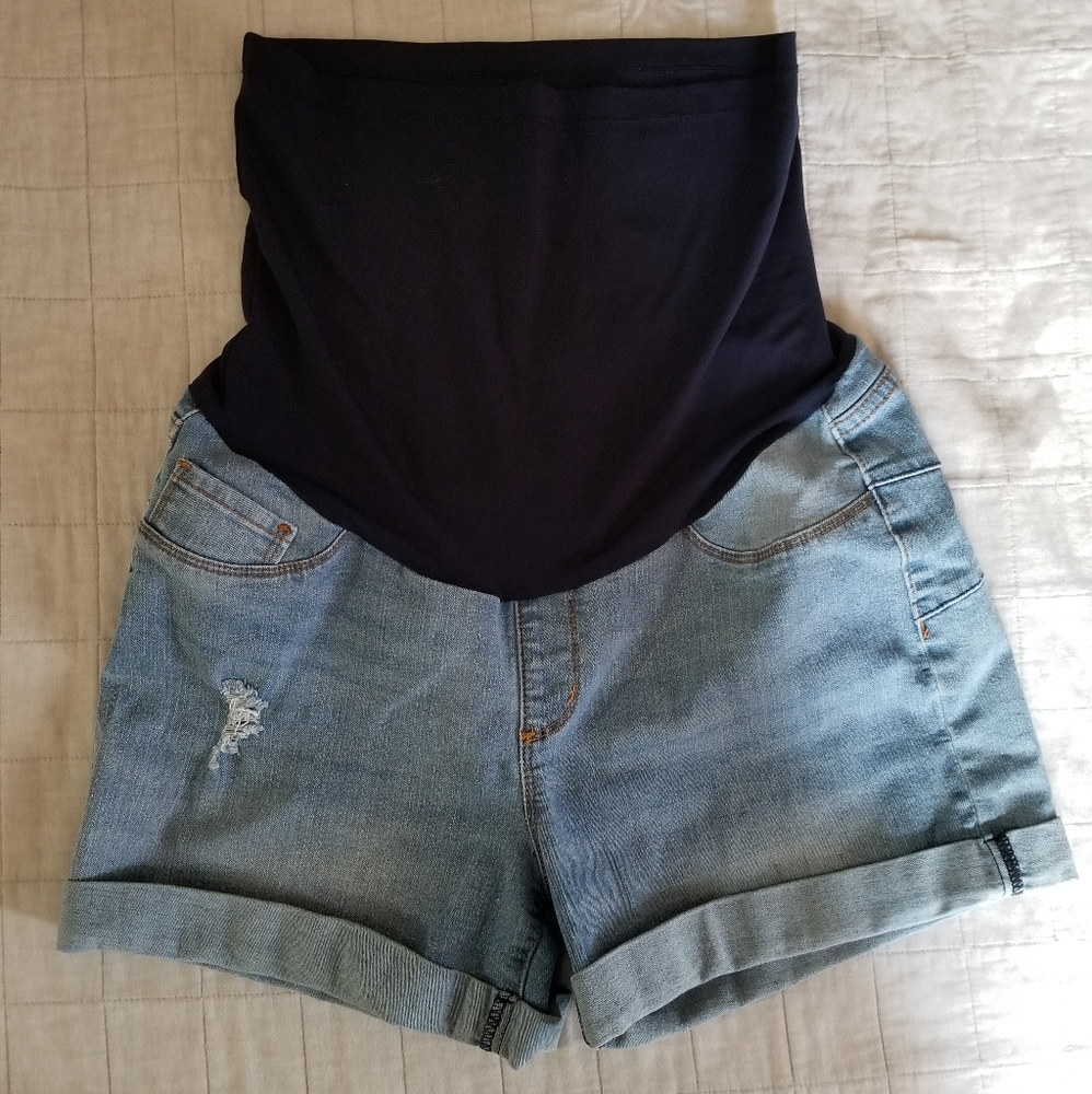 S.O.N.G. Maternity Light Blue Shorts - L